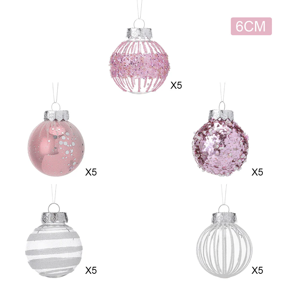 Lifeideas 25Pcs Christmas Ball Ornament Set - Image 7