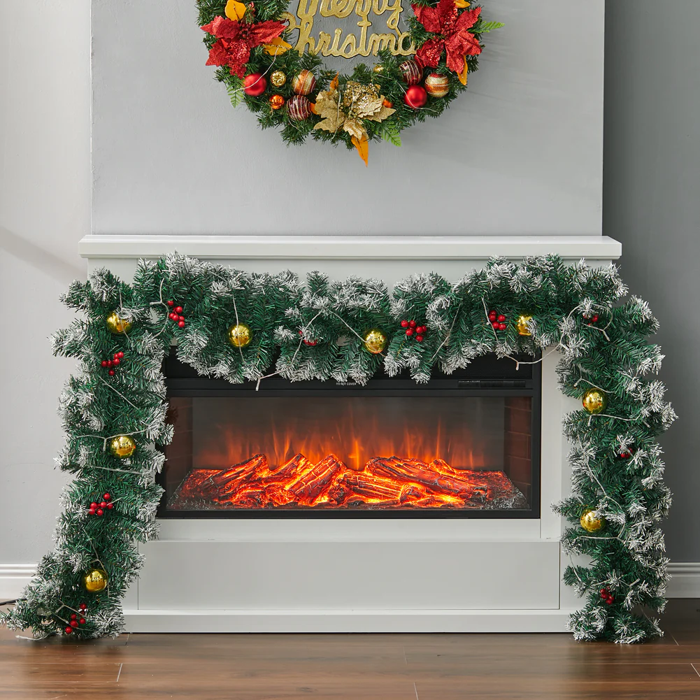 Lifeideas 270cm Pre-Lit Christmas Garland