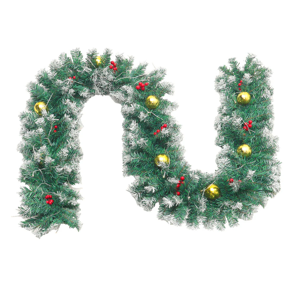 Lifeideas 270cm Pre-Lit Christmas Garland - Image 4