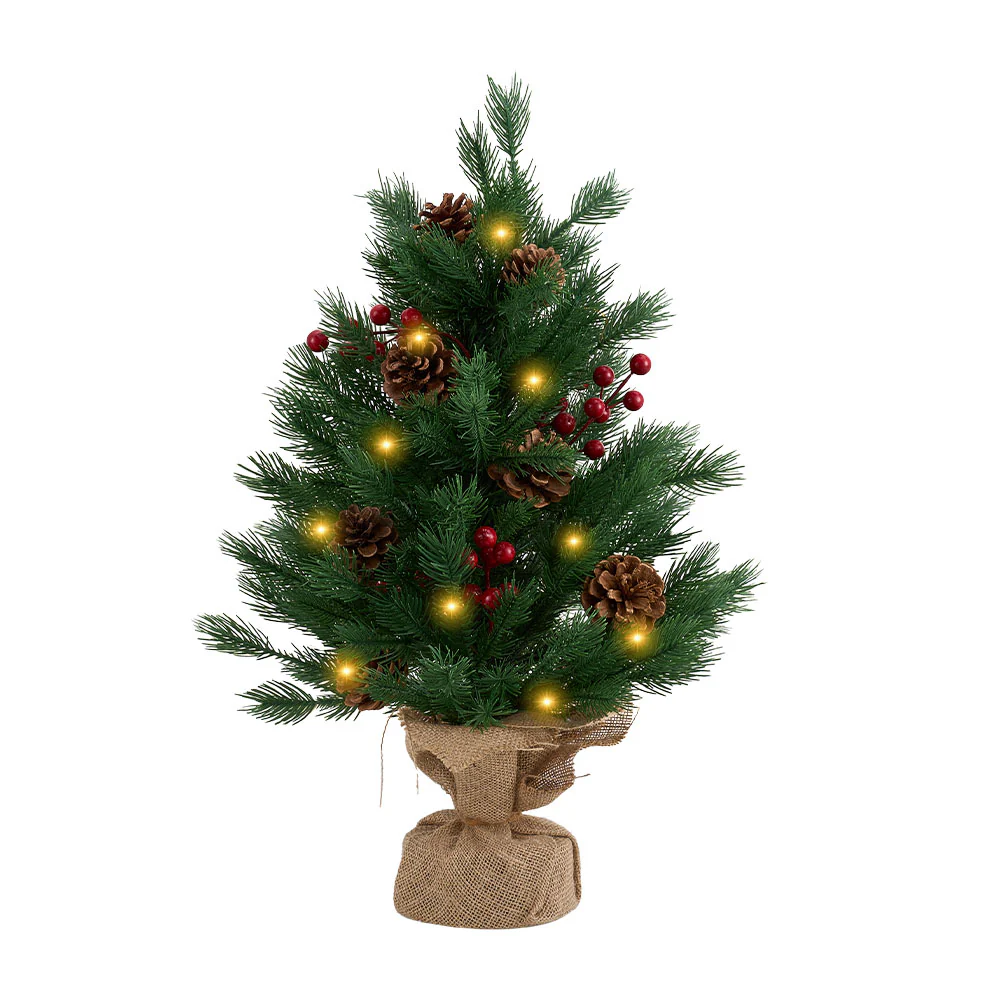 Lifeideas 2ft Small Christmas Tree with LED Lights - Image 4