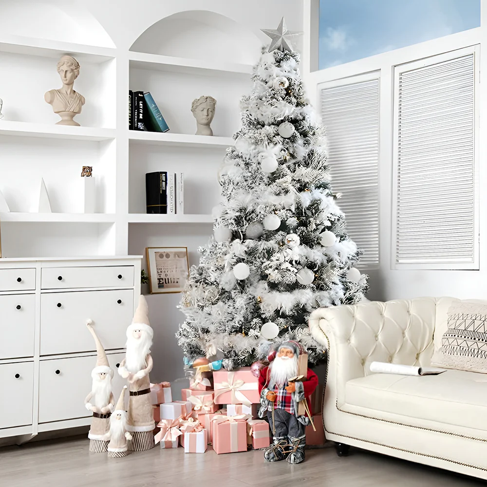 Lifeideas 2m White Feather Boa for Parties and Decorations - Image 2