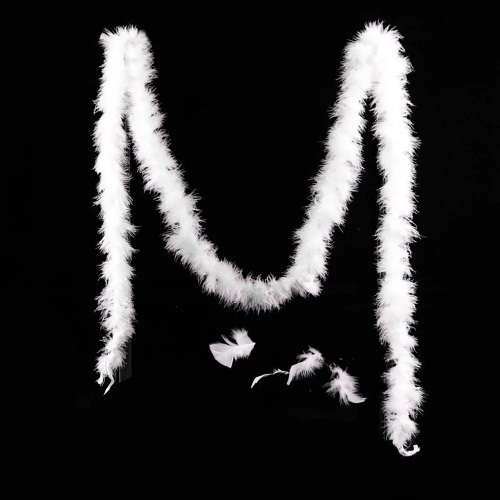 Lifeideas 2m White Feather Boa for Parties and Decorations - Image 3