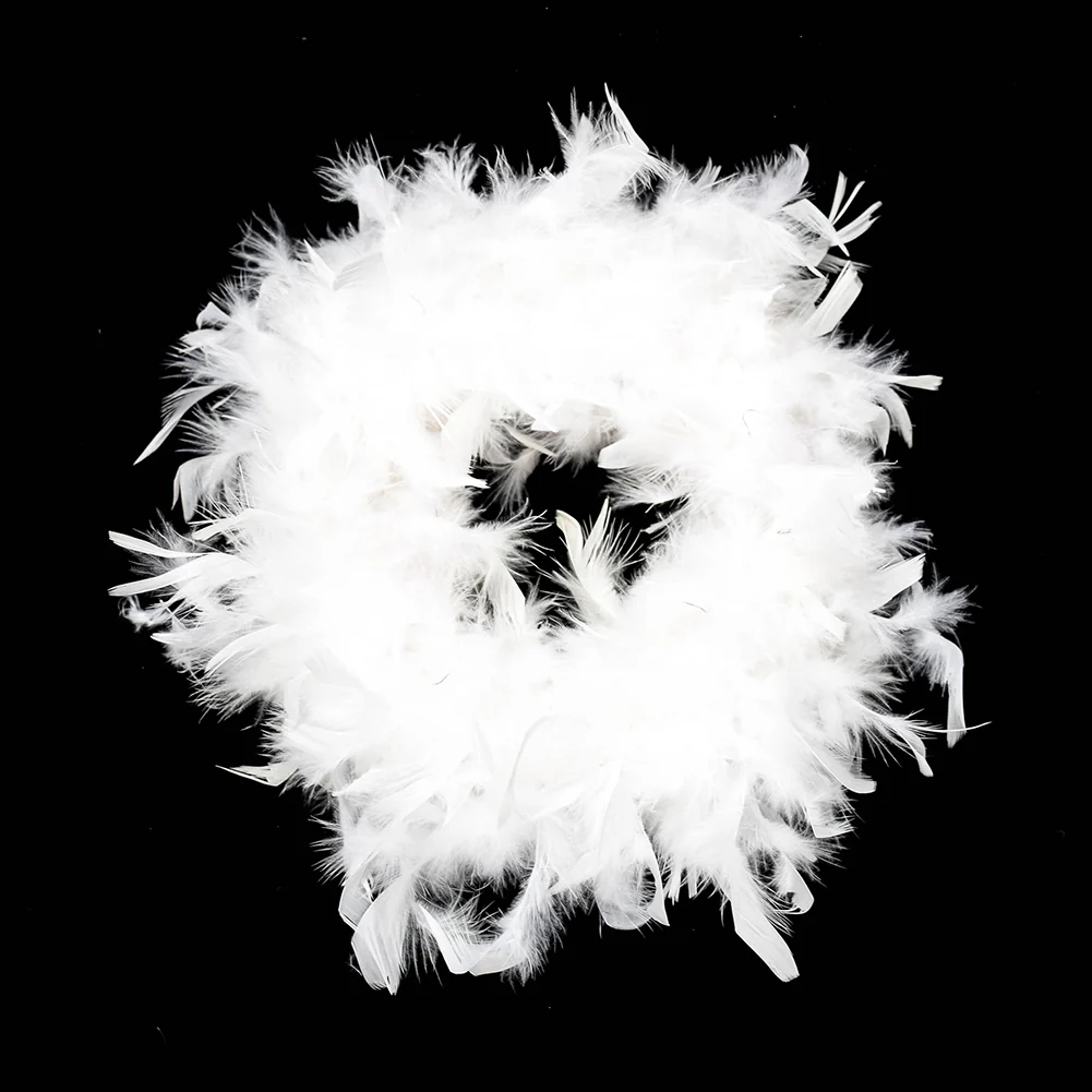 Lifeideas 2m White Feather Boa for Parties and Decorations - Image 5