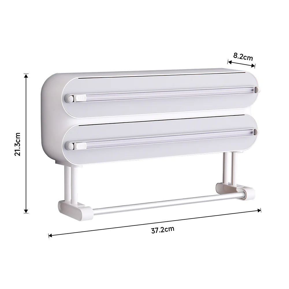 Lifeideas 2PCS Magnetic Fridge Storage Shelf with Hooks - Image 9