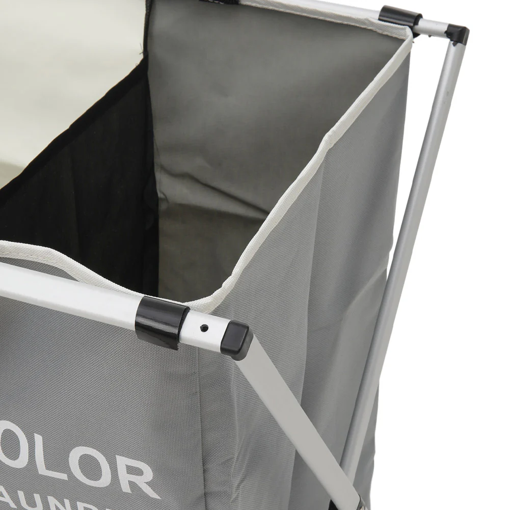 Lifeideas 3-Section Foldable Laundry Basket - Image 5