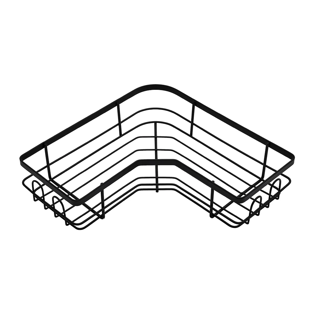 Lifeideas 3-Tier Corner Shower Organiser with Hooks - Image 5