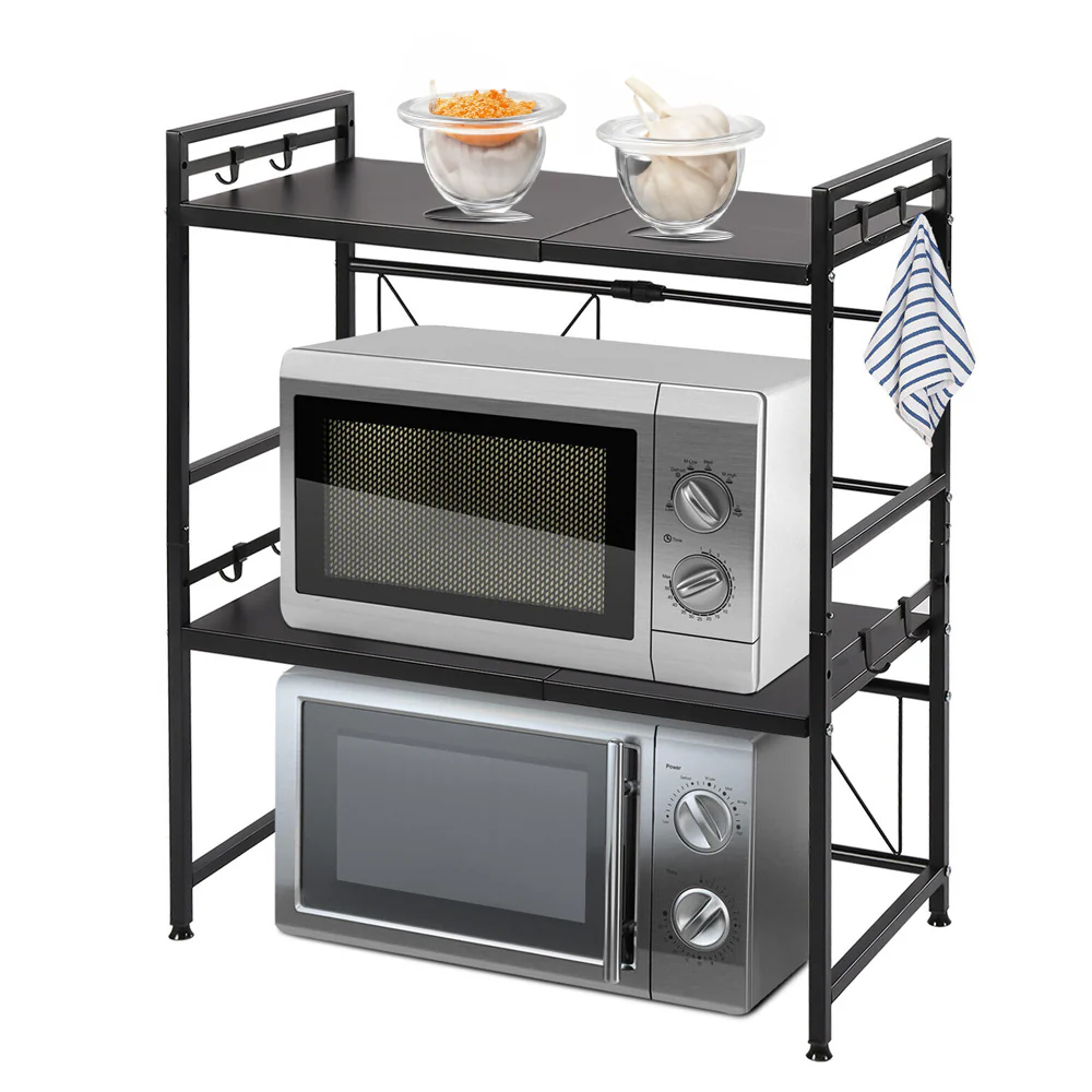 Lifeideas 3-Tier Expandable Microwave Oven Rack - Image 3