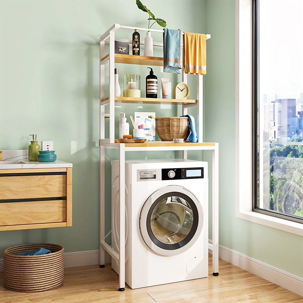 Lifeideas 3-Tier Over-The-Washer Storage Shelf - Image 2