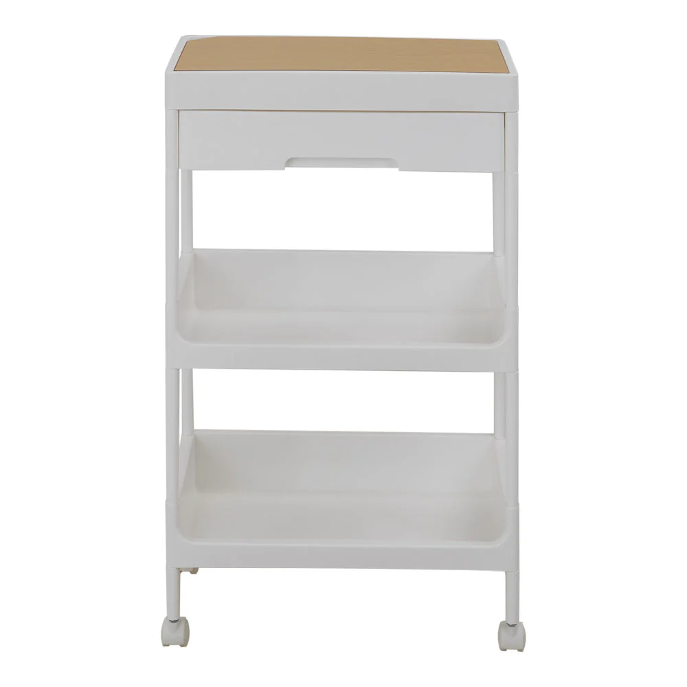 Lifeideas 3-Tier Storage Trolley with Drawer - Image 3