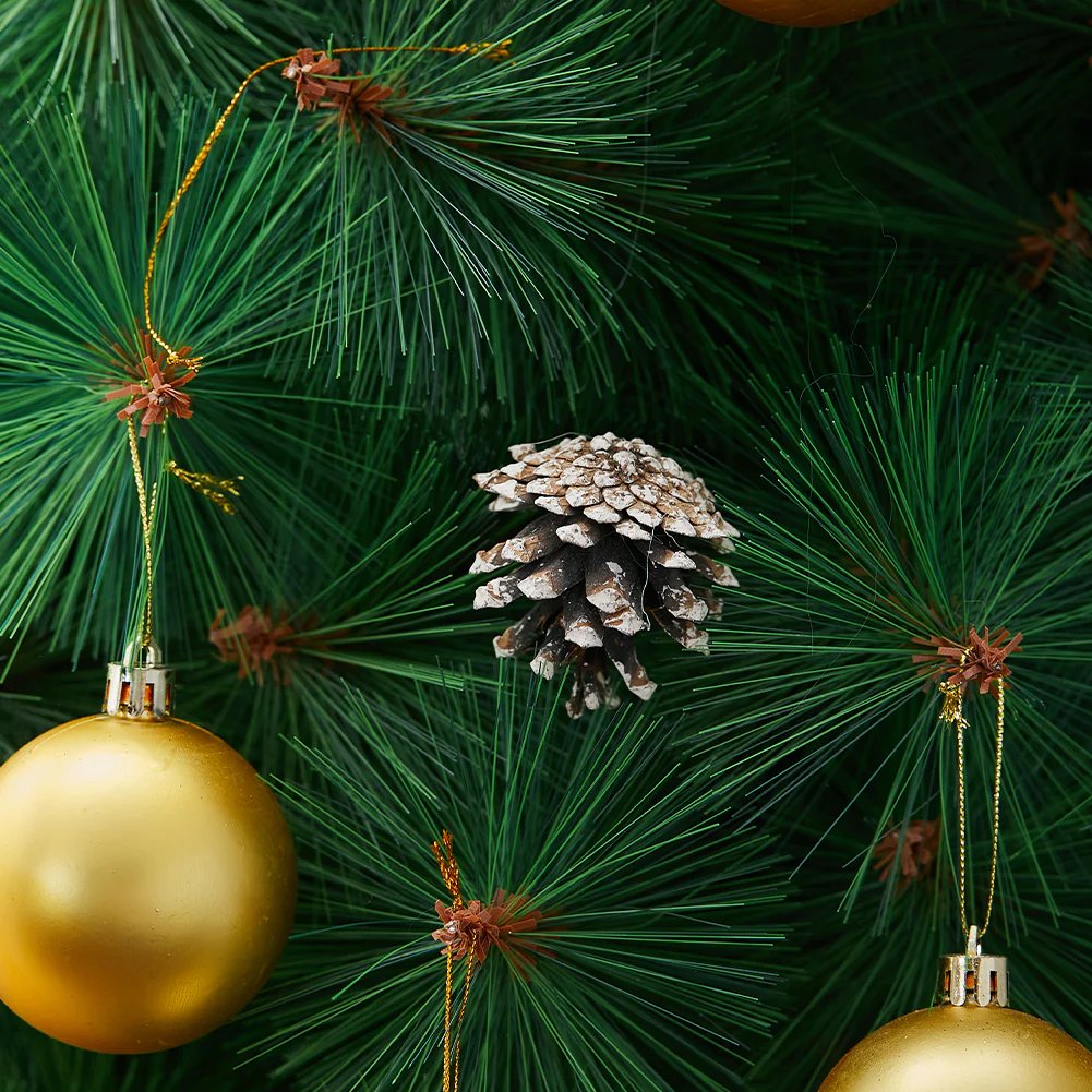 Lifeideas 30-Piece Pine Cone Christmas Tree Hanging Ornament Set - Image 2