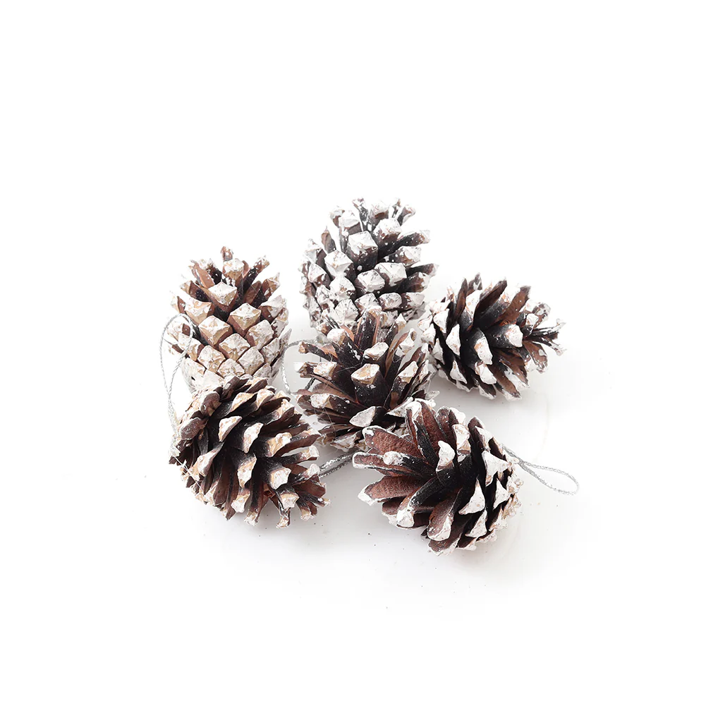 Lifeideas 30-Piece Pine Cone Christmas Tree Hanging Ornament Set - Image 3