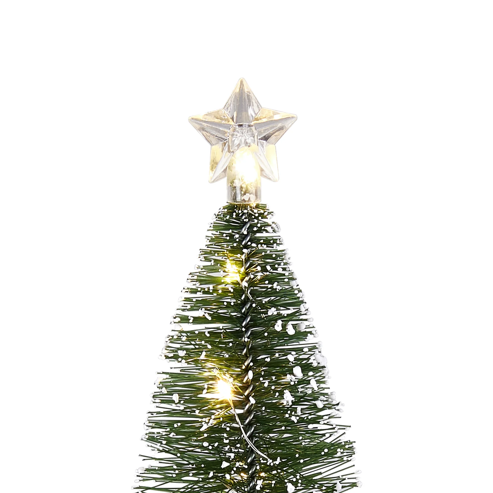 Lifeideas 3PCS Mini Christmas Tree Set with LED Lights