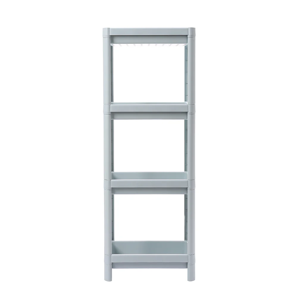 Lifeideas 4 Layers Freestanding Plastic Corner Storage Rack For Bathroom Kitchen - Image 3