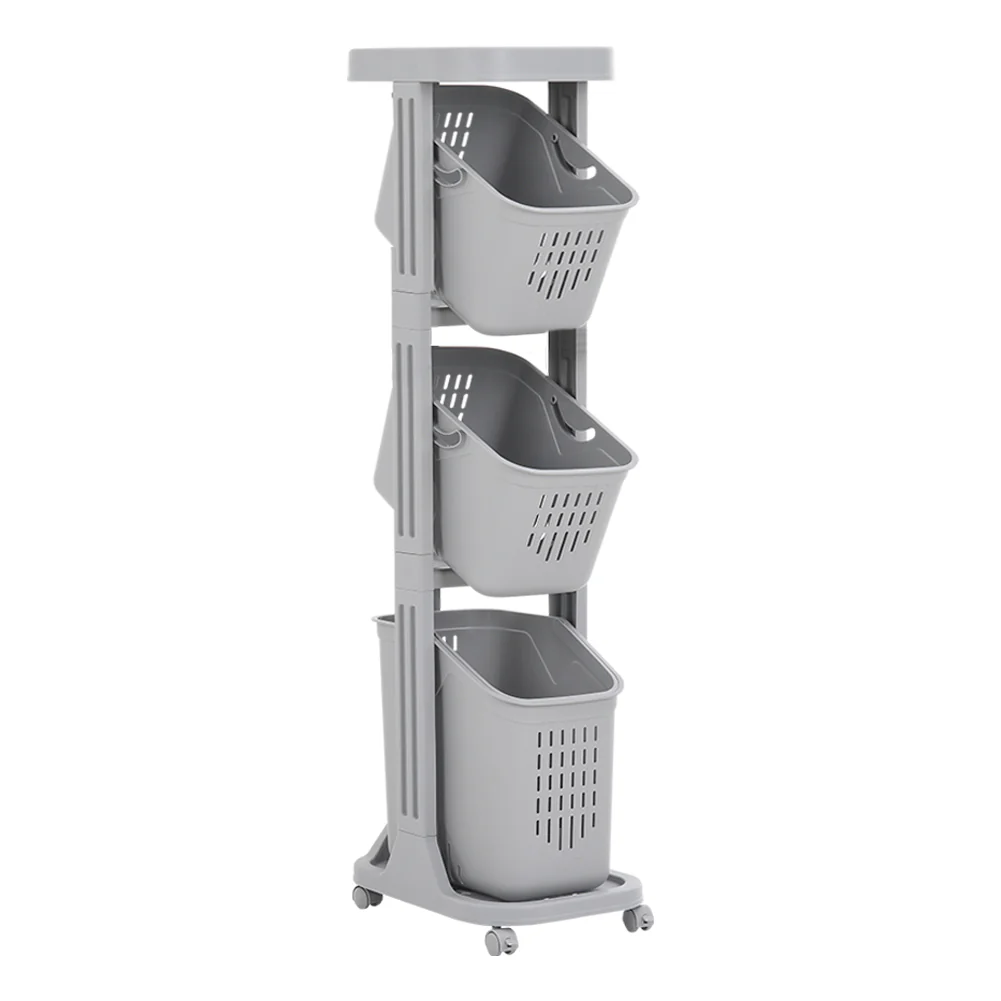 Lifeideas 4-Tier Laundry Storage with Wheels - Image 5