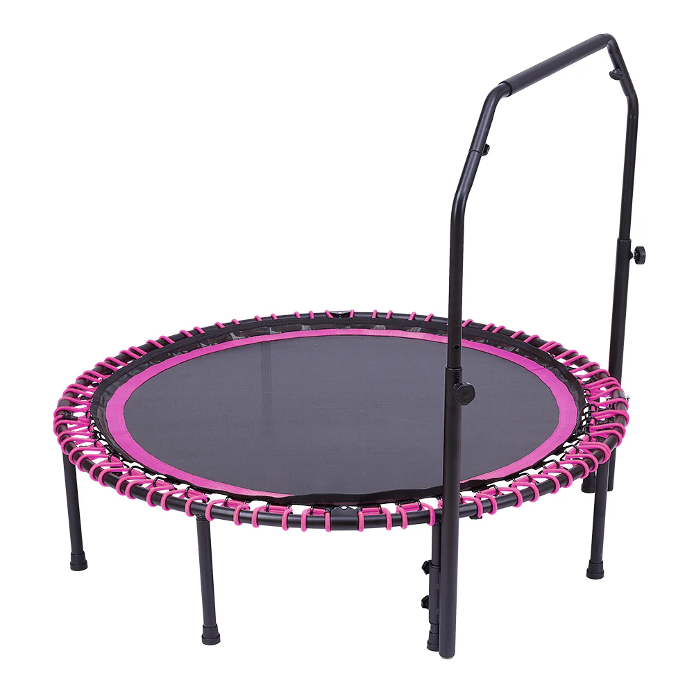 Lifeideas 48in Bungee Cords Foldable Round Trampoline with Adjustable U-Handle Bar - Image 23