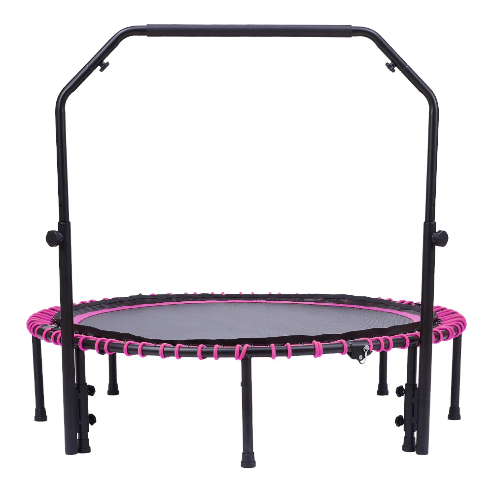 Lifeideas 48in Bungee Cords Foldable Round Trampoline with Adjustable U-Handle Bar - Image 24