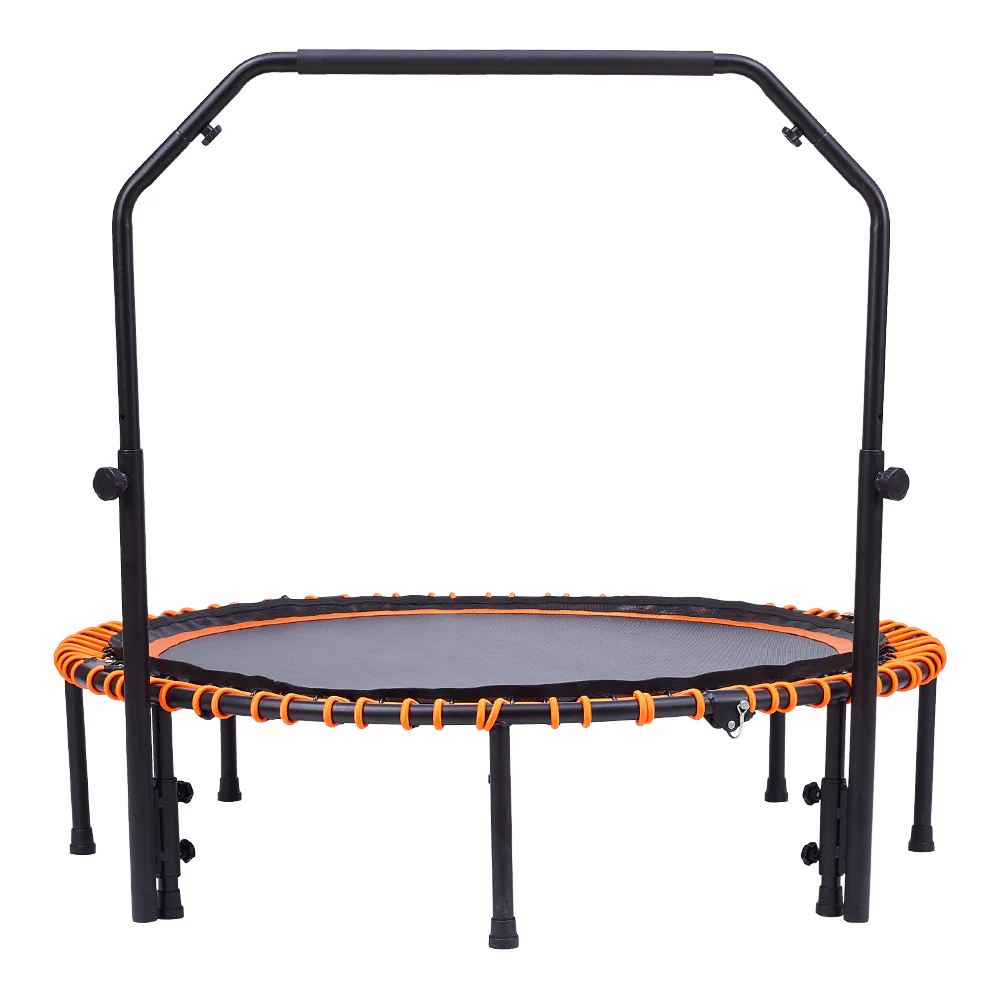 Lifeideas 48in Bungee Cords Foldable Round Trampoline with Adjustable U-Handle Bar - Image 7