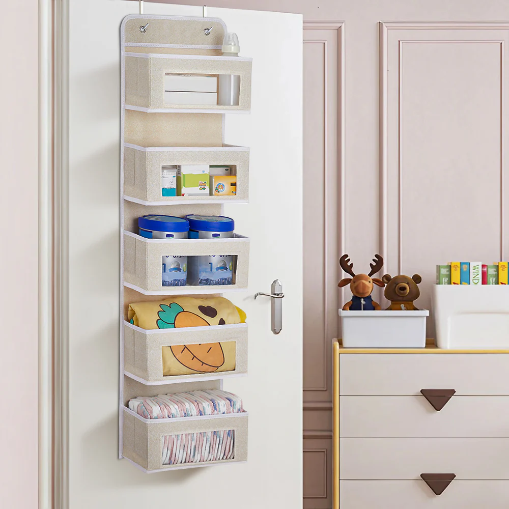Lifeideas 5 Pockets Over The Door Non Woven Fabric Organizer - Image 10