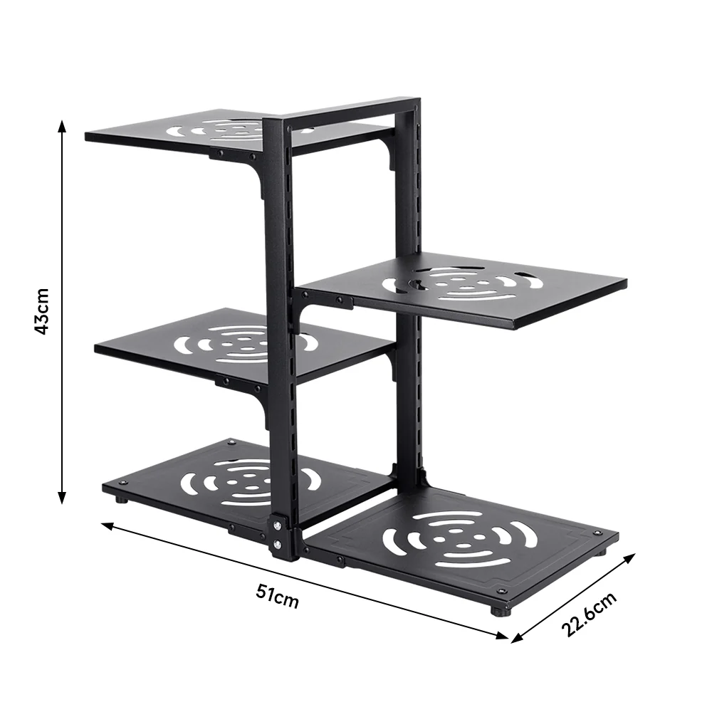 Lifeideas 5-Tier Height-Adjustable Kitchen Pan Organizer Rack - Image 7