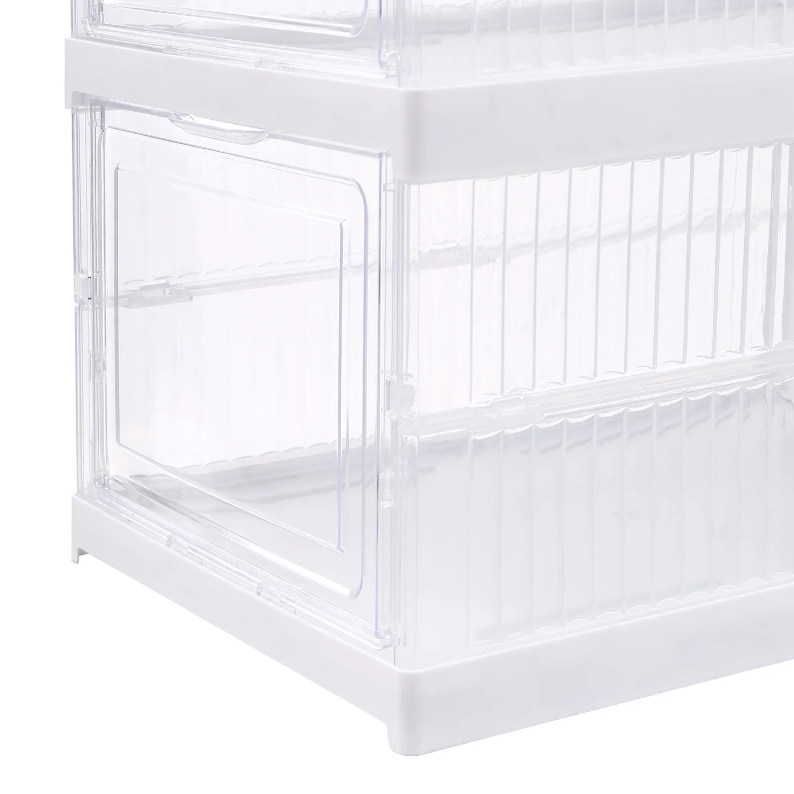 Lifeideas 6-Tier Transparent Foldable Shoe Storage Box - Image 6