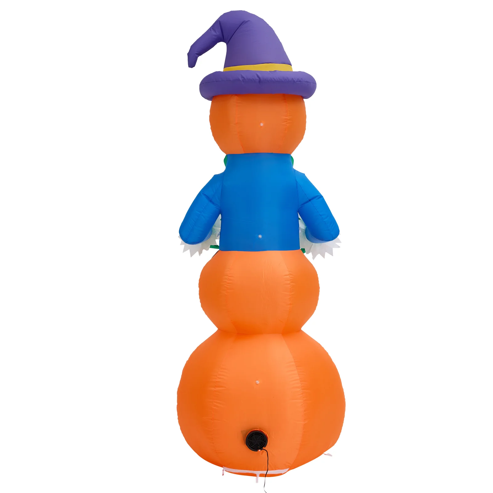 Lifeideas 6ft Halloween Inflatable Stacked Pumpkin And Ghost Decoration - Image 5