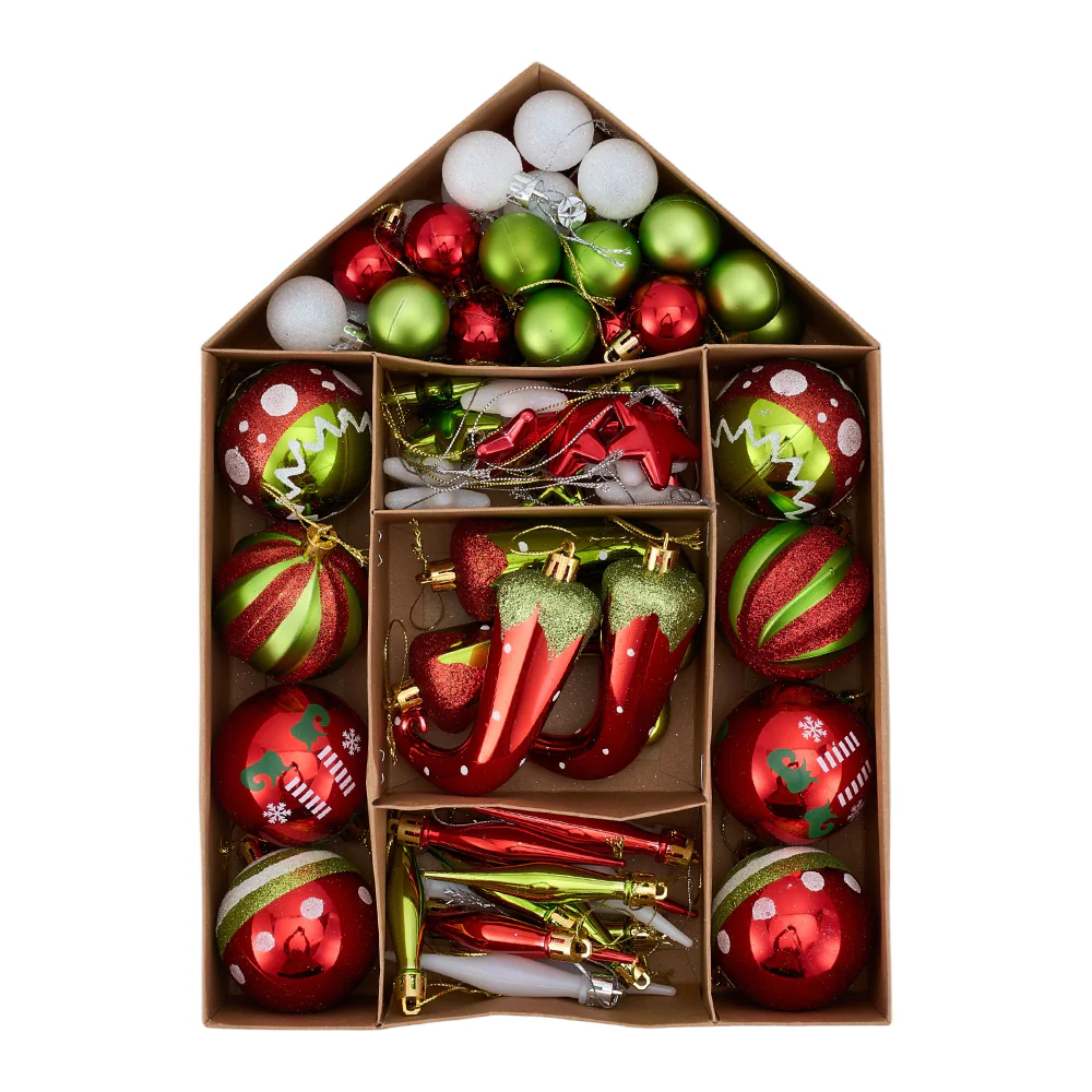 Lifeideas 70-Piece Christmas Tree Ornaments Set For Holiday Decorations - Image 2