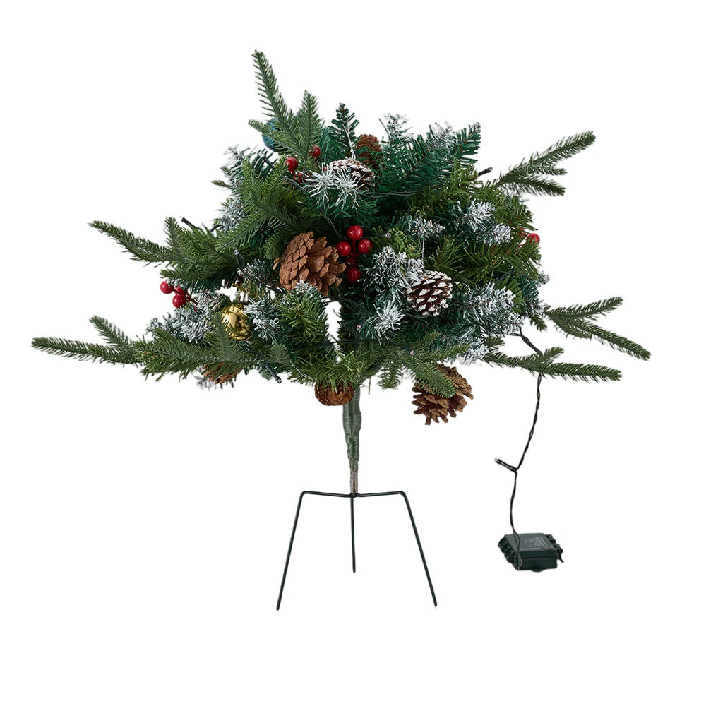 Lifeideas Artificial Christmas Planter Bushes Decoration - Image 3