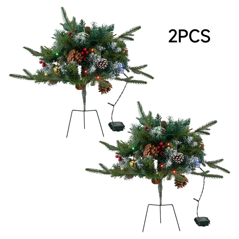 Lifeideas Artificial Christmas Planter Bushes Decoration - Image 8