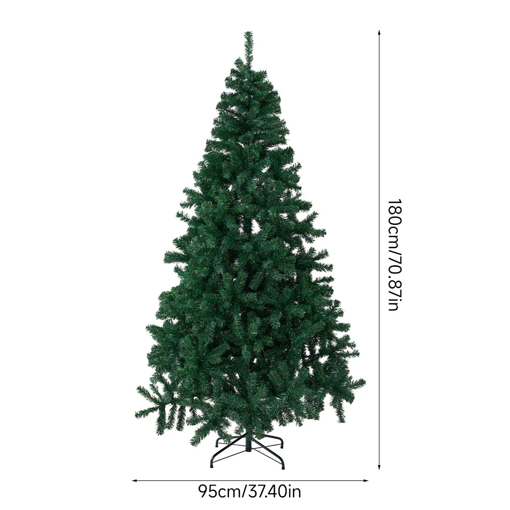 Lifeideas Artificial Christmas Tree with Metal Stand - Image 6