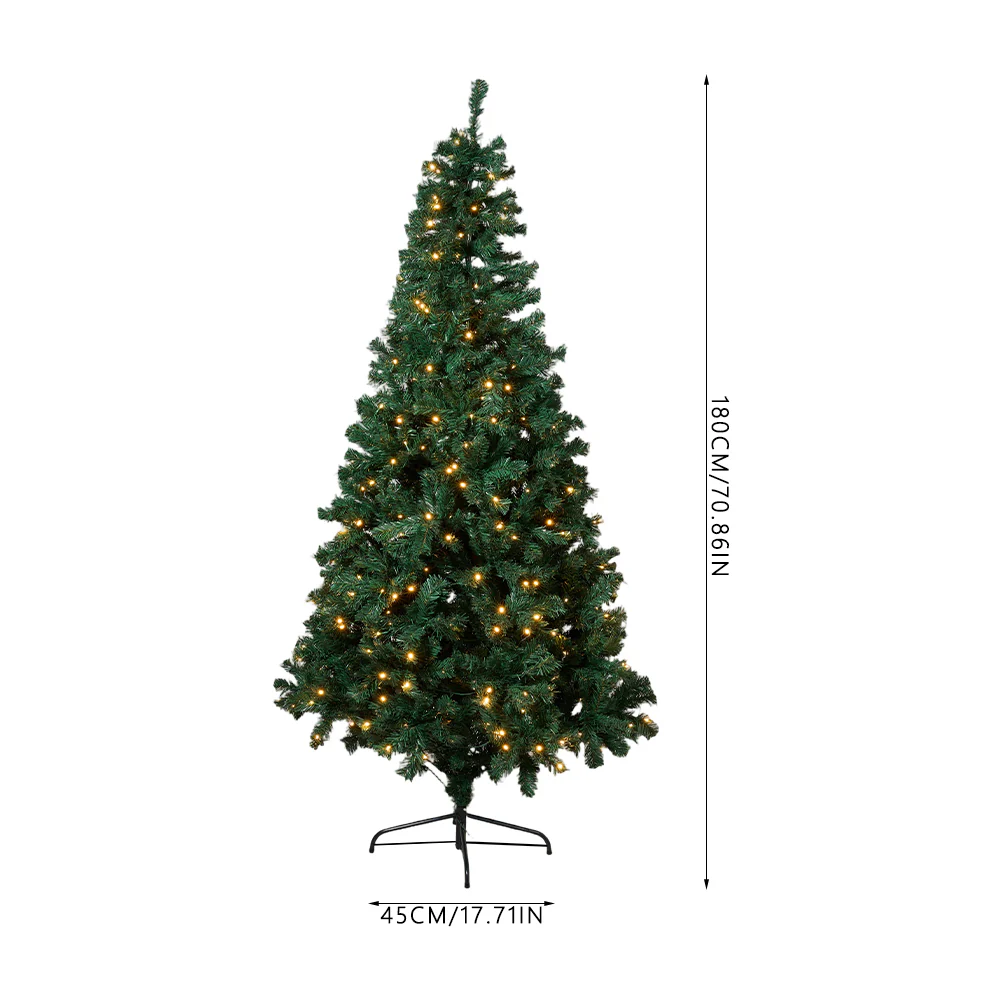 Lifeideas Artificial Christmas Tree With Sturdy Metal Stand - Image 6