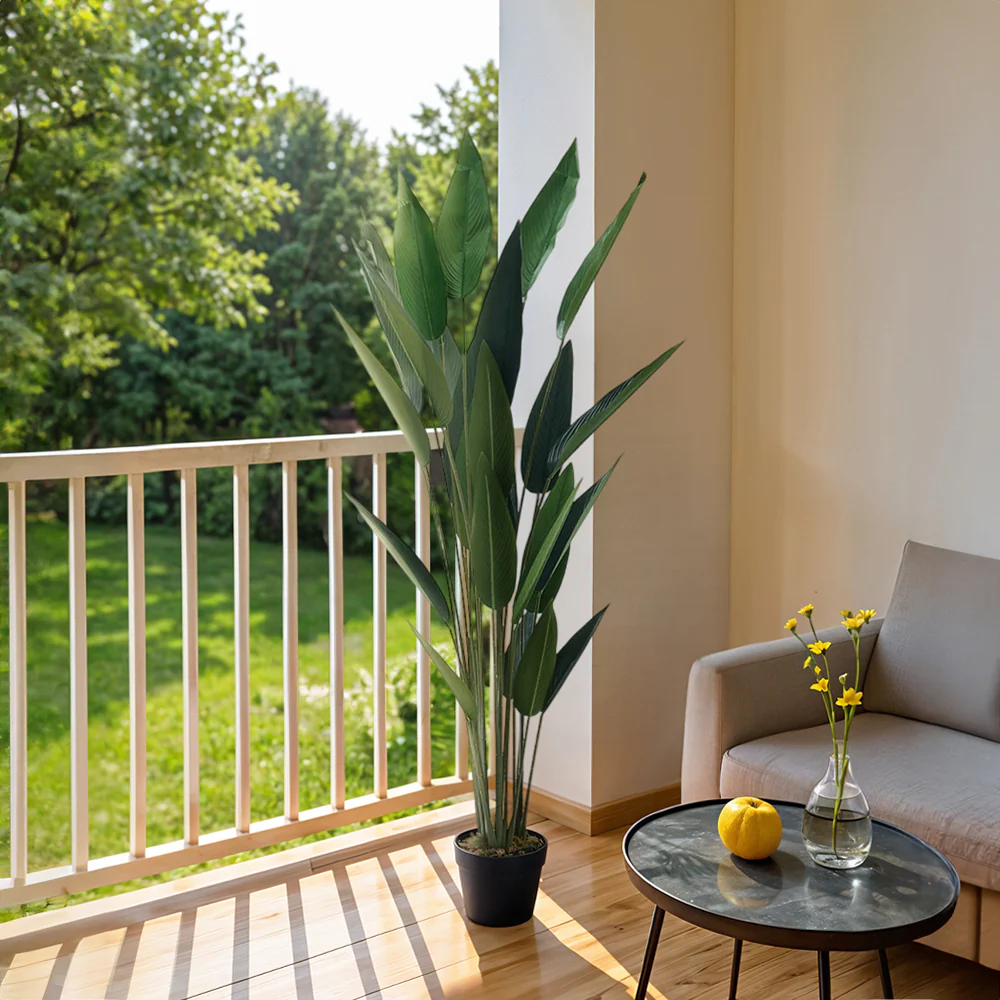 Lifeideas Artificial Plant Bird of Paradise for Home Decoration - Image 2