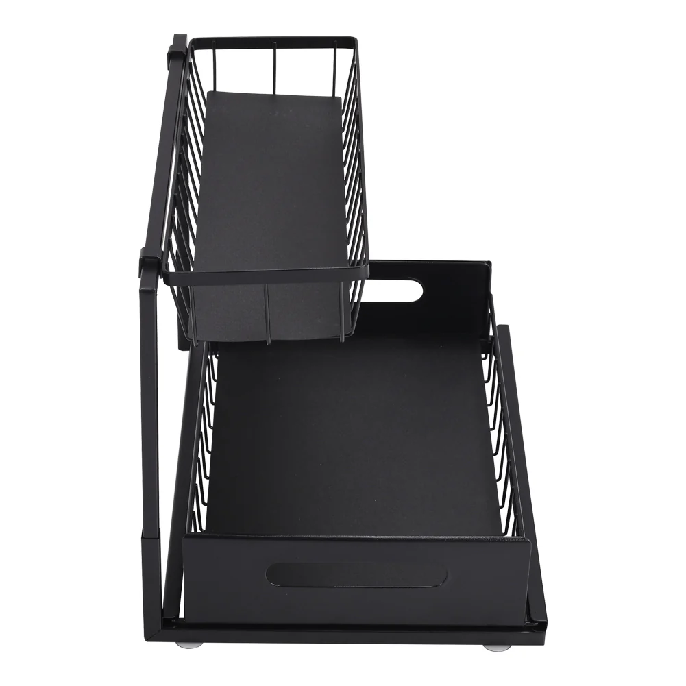 Lifeideas Black Carbon Steel Cabinet Rack - Image 4