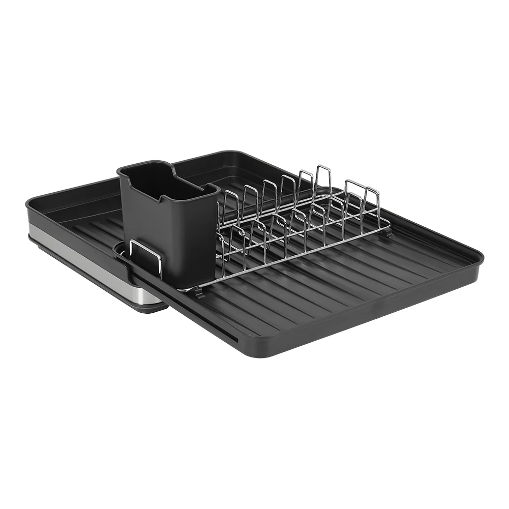 Lifeideas Black Expandable Dish Drying Rack - Image 6