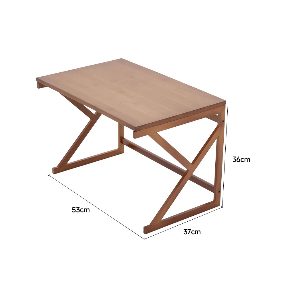 Lifeideas Brown Wooden Kitchen Spice Shelf - Image 3