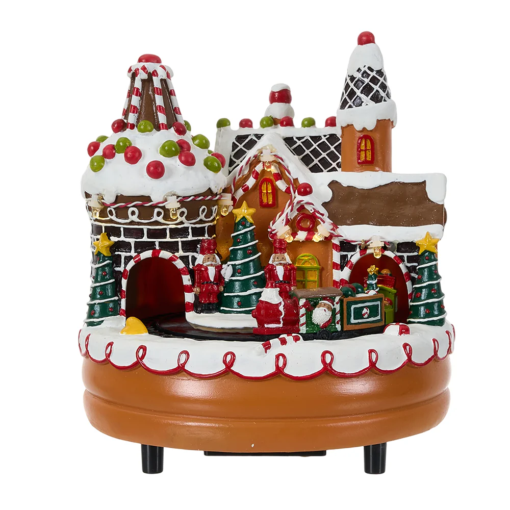 Lifeideas Christmas Castle Music Box Ornament - Image 3
