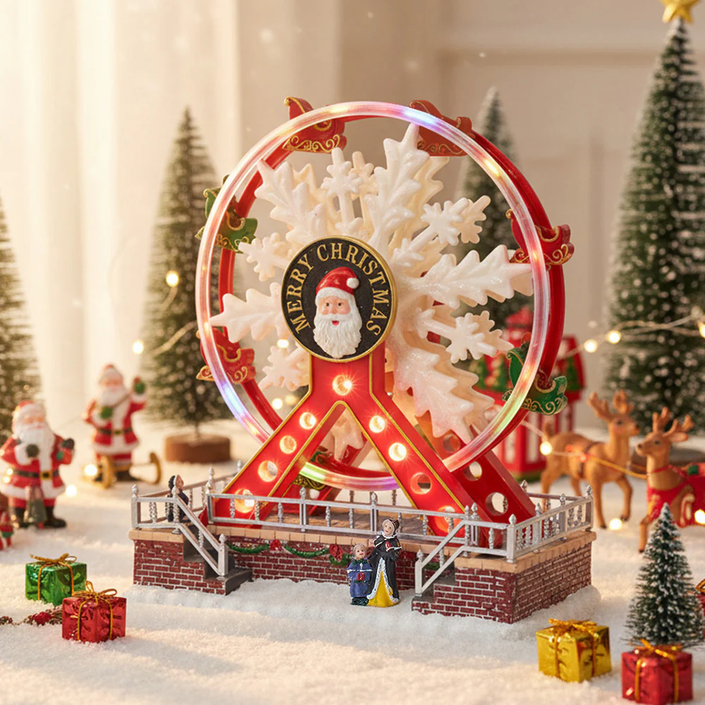 Lifeideas Christmas Ferris Wheel with Music and Lights - Image 2