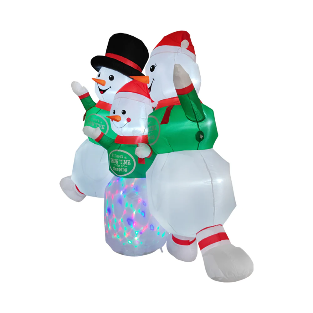 Lifeideas Christmas Inflatable Snowman Family - Image 7
