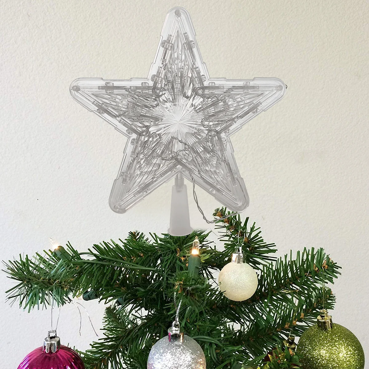 Lifeideas Christmas LED Star Tree Topper - Image 2