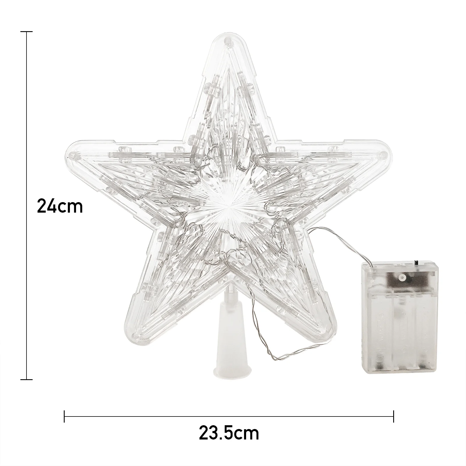 Lifeideas Christmas LED Star Tree Topper - Image 6