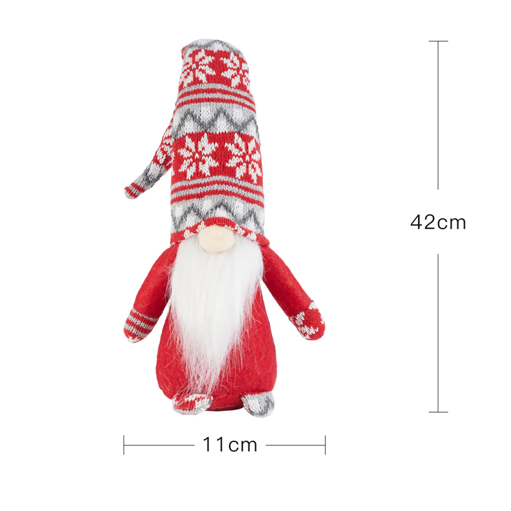 Lifeideas Christmas Santa Gnome Plush Doll Elf Decoration - Image 7