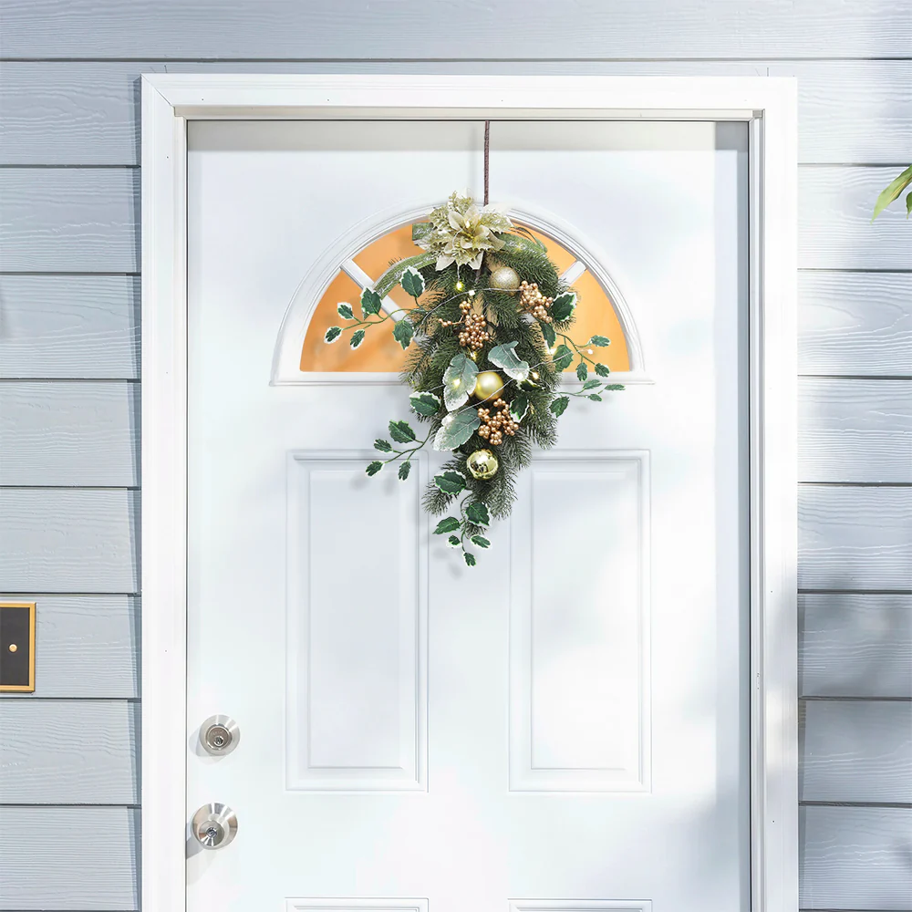 Lifeideas Christmas Swag LED Lights Holiday Decor - Image 2