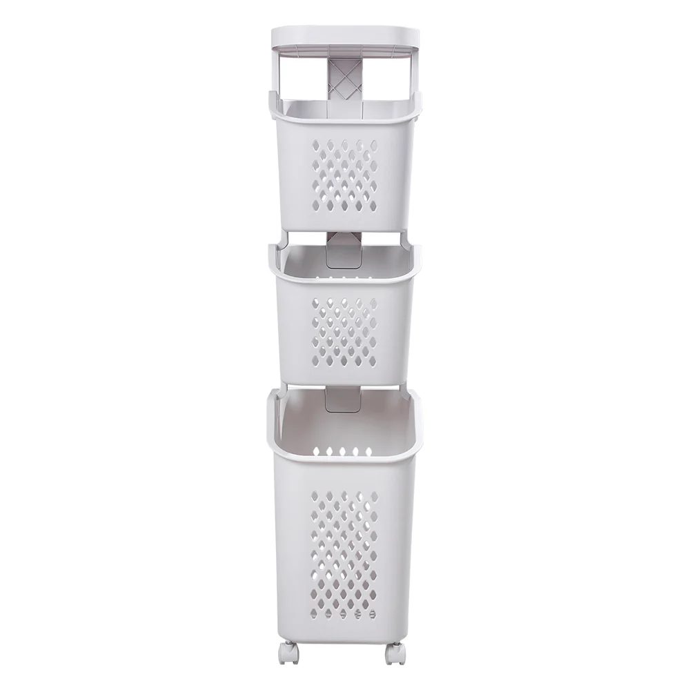 Lifeideas Compact 3 Tier Storage Unit for Laundry - Image 3