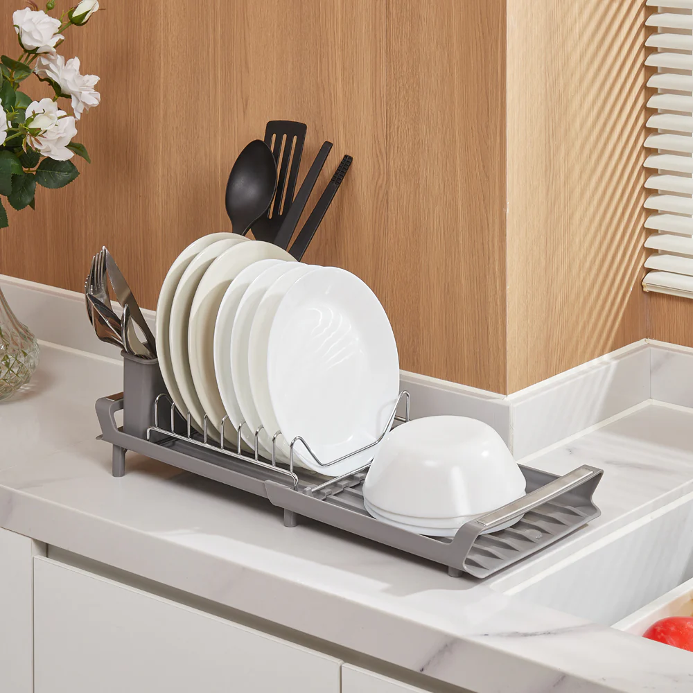 Lifeideas Compact Kitchen Utensil and Plate Rack - Image 2