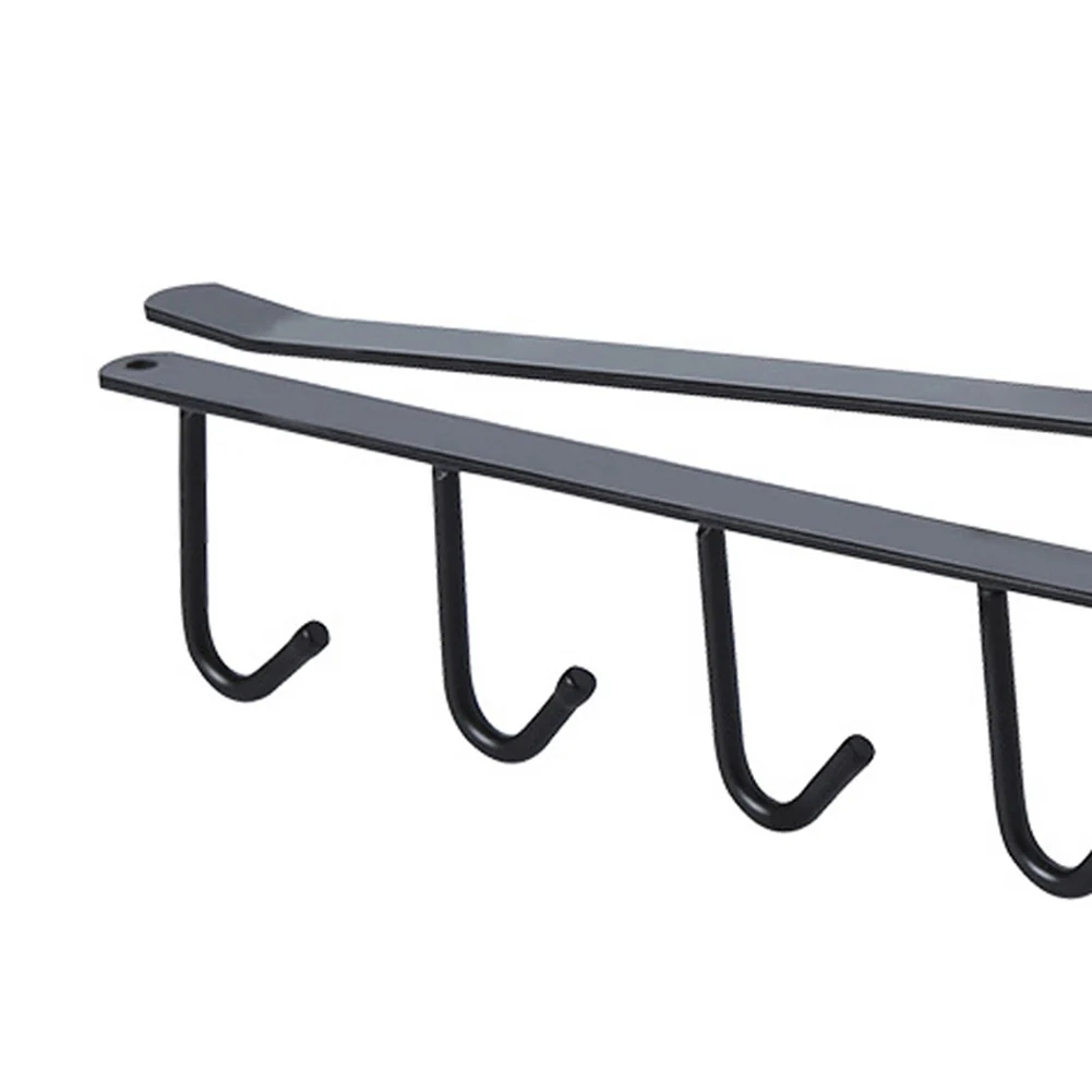 Lifeideas Cups Storage 6 Hooks Kitchen Utensil Hanging Hook Rack Holder Under Cabinet Closet - Image 5