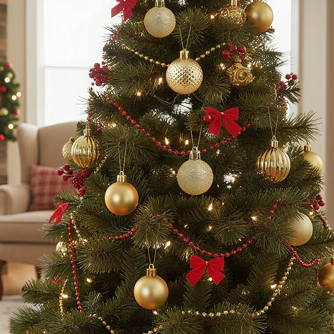 Lifeideas Deluxe 36-Piece Christmas Bauble Set - Image 2