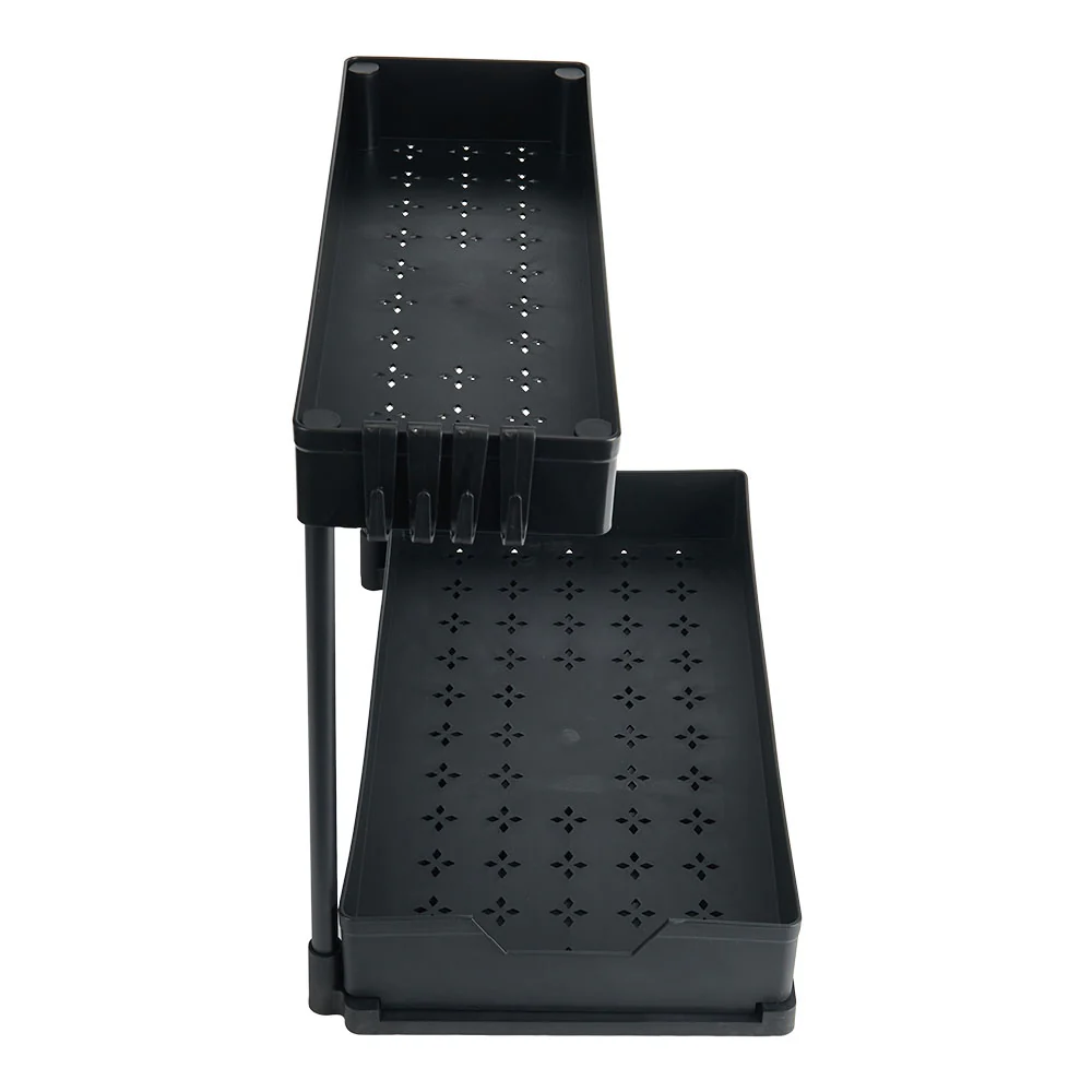 Lifeideas Double-Tier Sliding Kitchen Organizer Rack - Image 5
