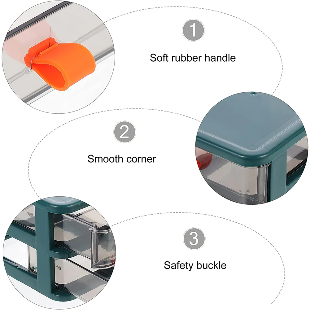 Lifeideas Drawer-Style Stationery Cosmetic Storage Box - Image 3