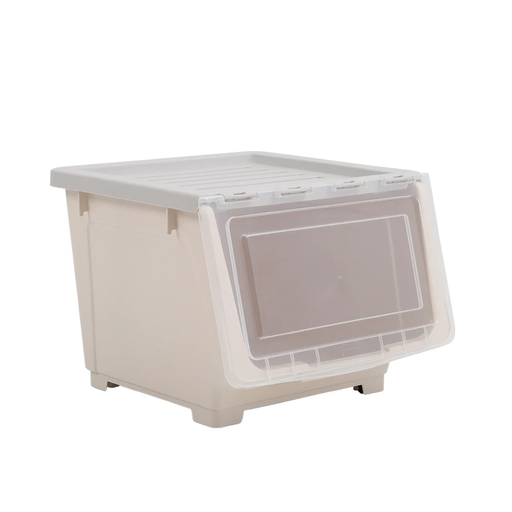 Lifeideas Easy Access Stackable PP Flip Top Storage Box - Image 11