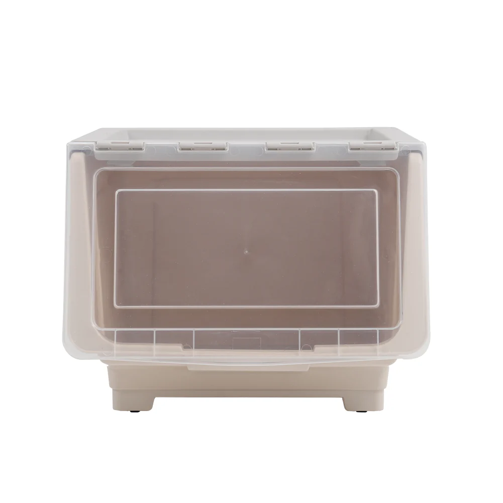 Lifeideas Easy Access Stackable PP Flip Top Storage Box - Image 12