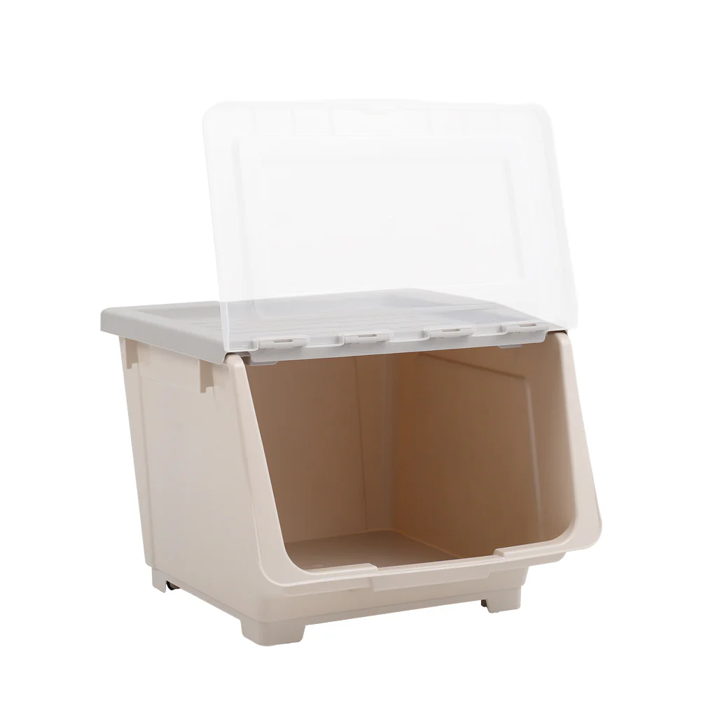 Lifeideas Easy Access Stackable PP Flip Top Storage Box - Image 15